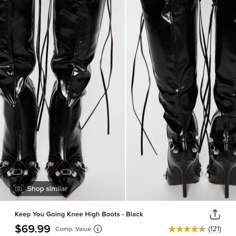 Knee high boots